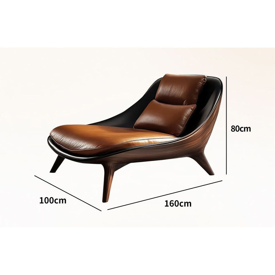 Luxe Elegante Lederen Fauteuil