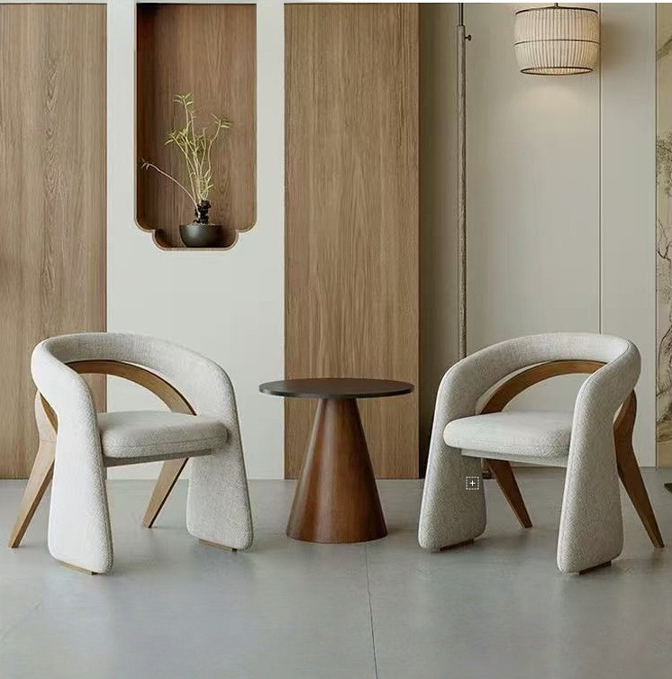 Elegante Noorse Velours Stoel