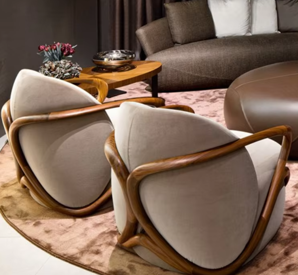 Elegante Luxe Enkelvoudige Fauteuil