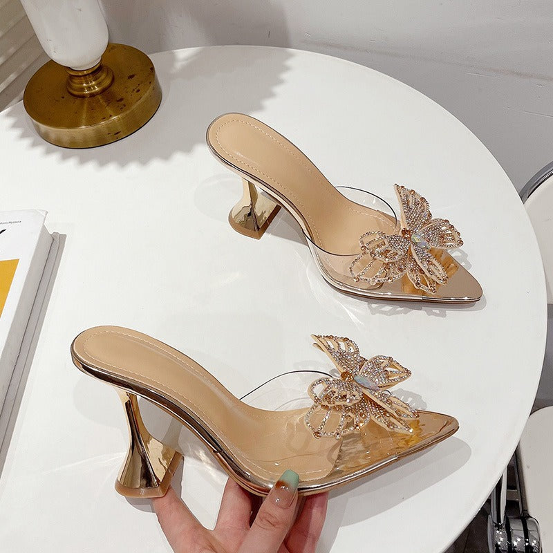 Stijlvolle Rhinestone Boog Zomer Sandalen™