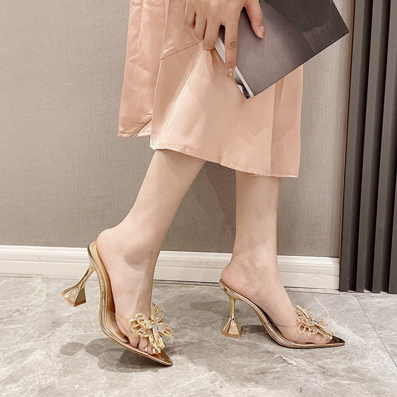 Stijlvolle Rhinestone Boog Zomer Sandalen™