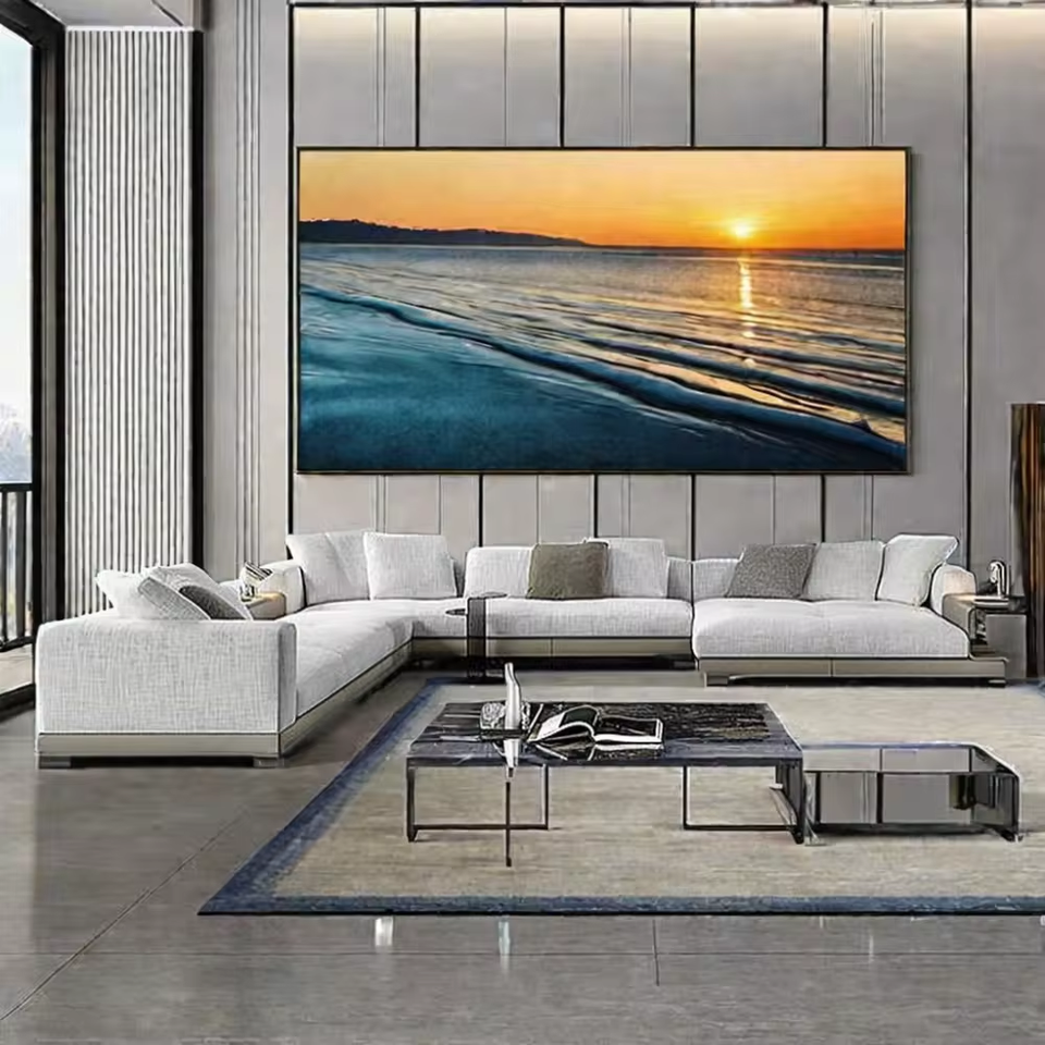 Luxe Italiaanse Leren Hoekbank