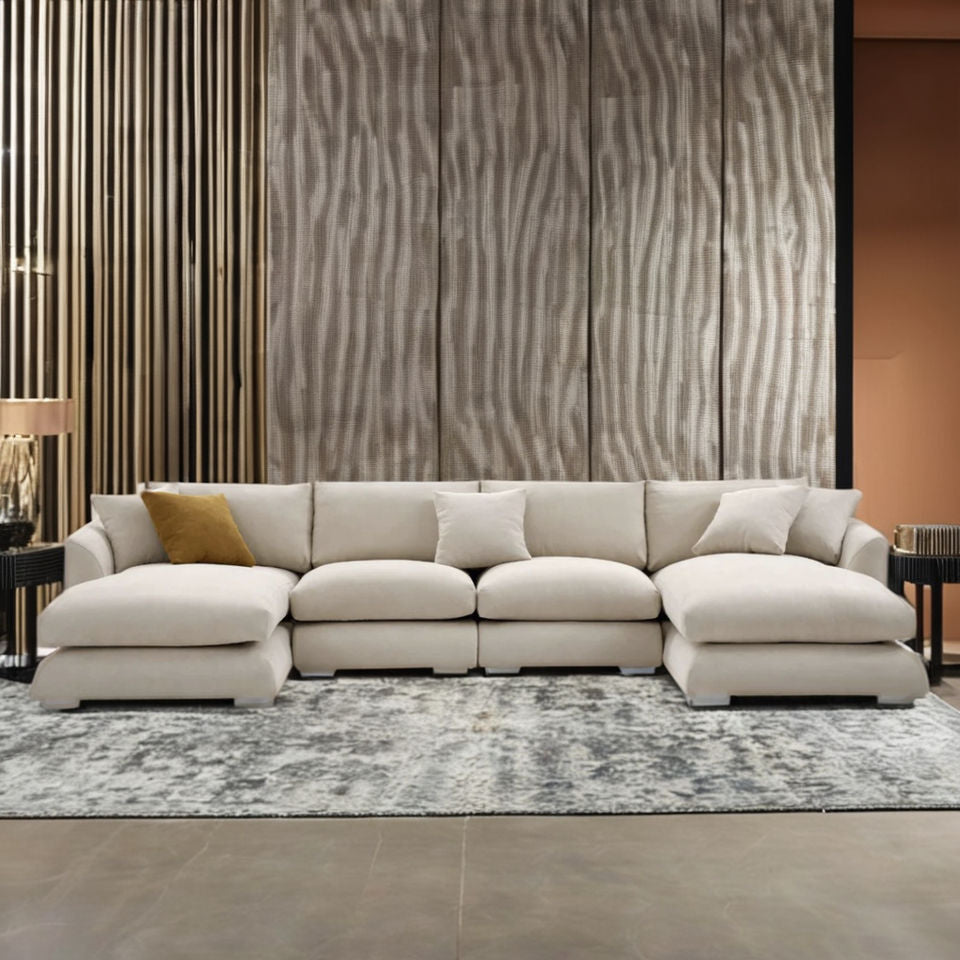Moderne Minimalistische Cozy U-Sofa