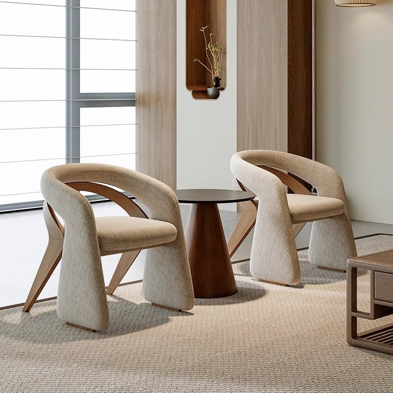 Elegante Noorse Velours Stoel