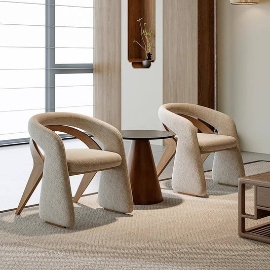 Elegante Noorse Velours Stoel