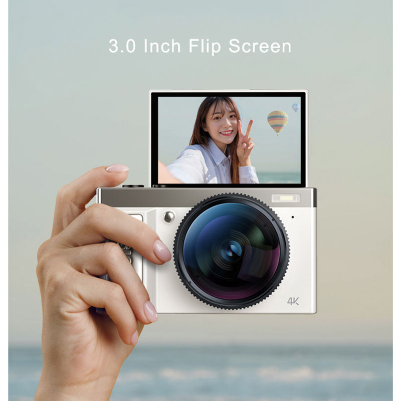 Premium 4K Flip Camera