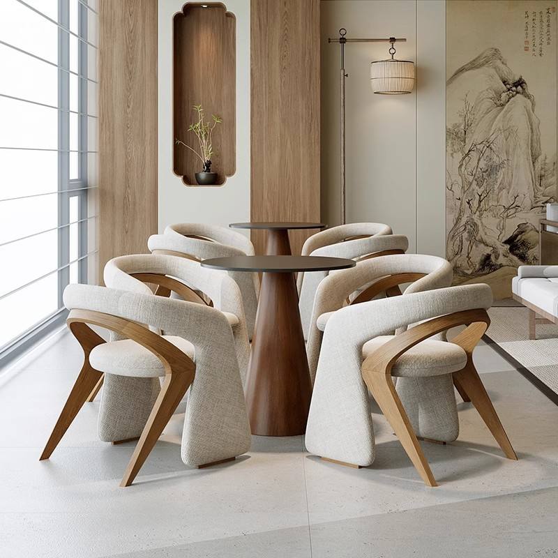 Elegante Noorse Velours Stoel