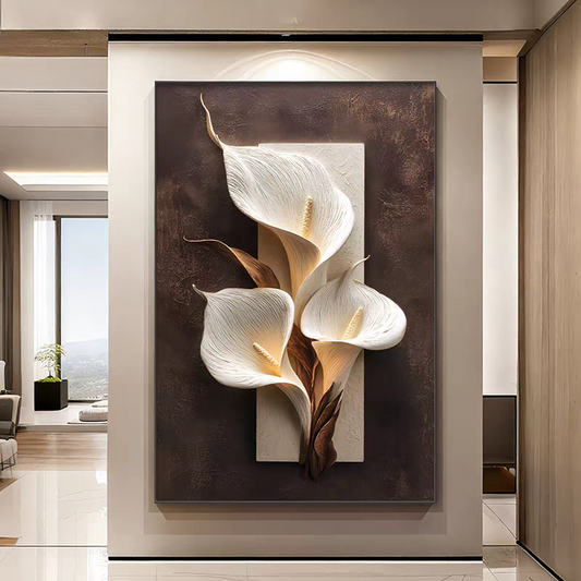 Elegante Calla Lily Wanddecoratie