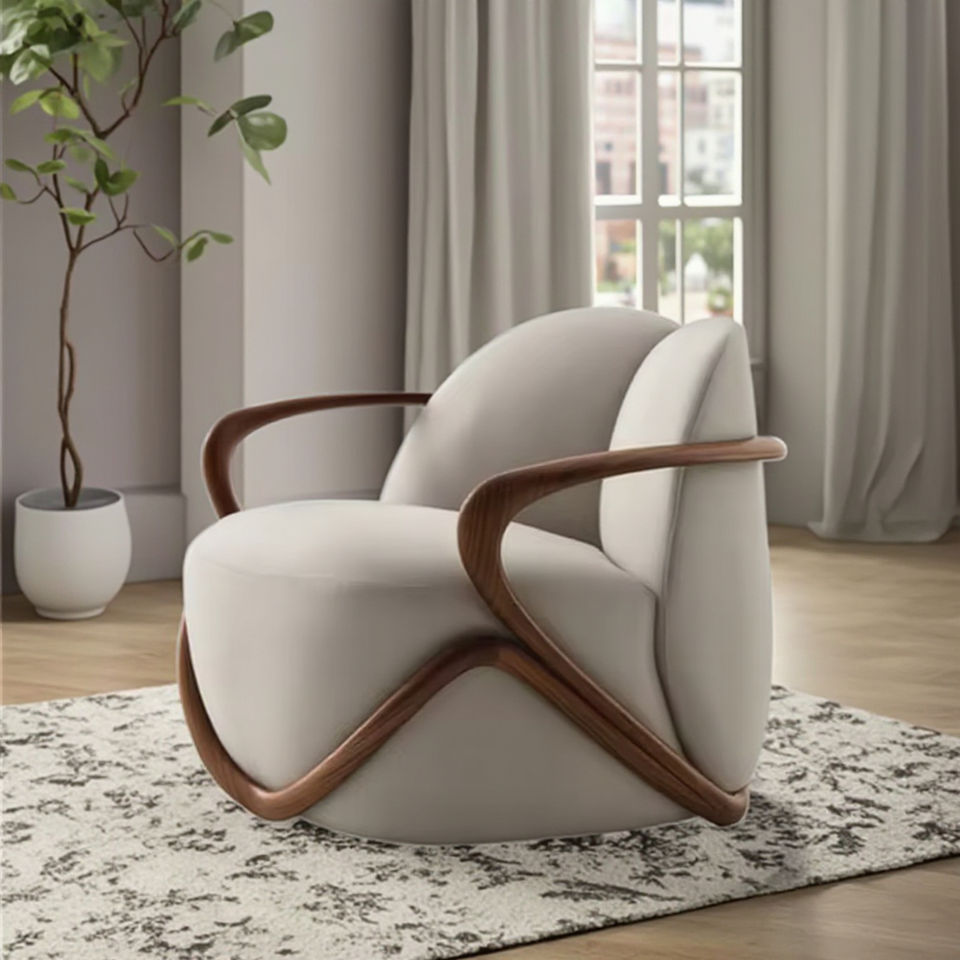 Elegante Luxe Enkelvoudige Fauteuil