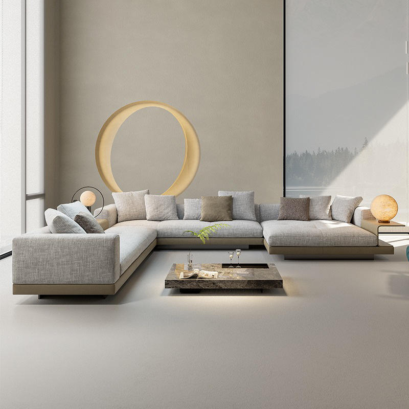 Luxe Italiaanse Leren Hoekbank