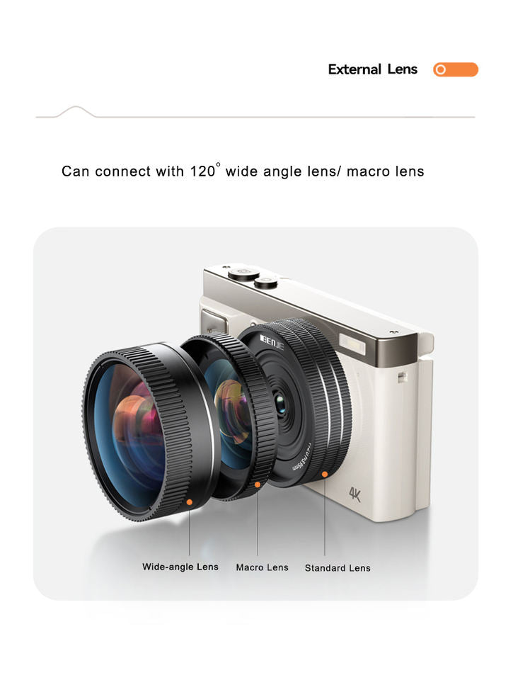 Premium 4K Flip Camera