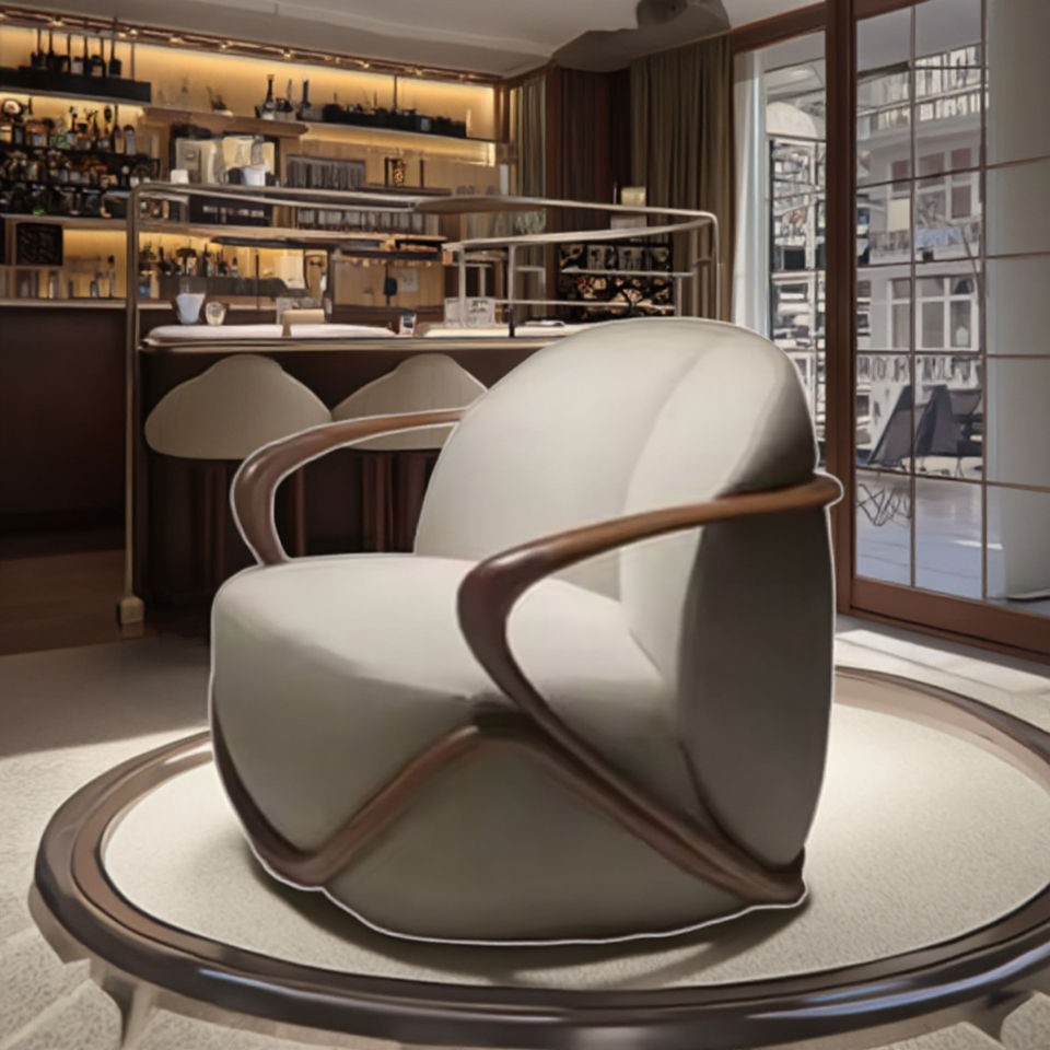 Elegante Luxe Enkelvoudige Fauteuil