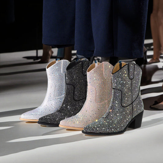 Rhinestone Cowgirl Enkellaarsjes