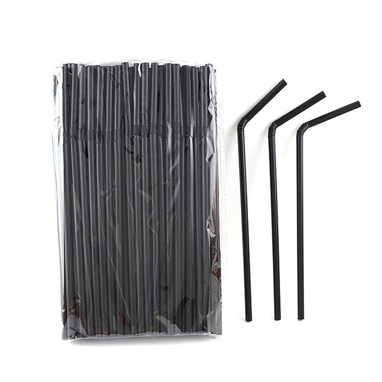 Zwarte Flexibele Wegwerprietjes 100 stuks